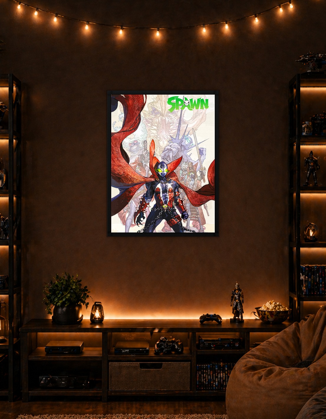 Spawn Comic Book Cover Art - 9999852