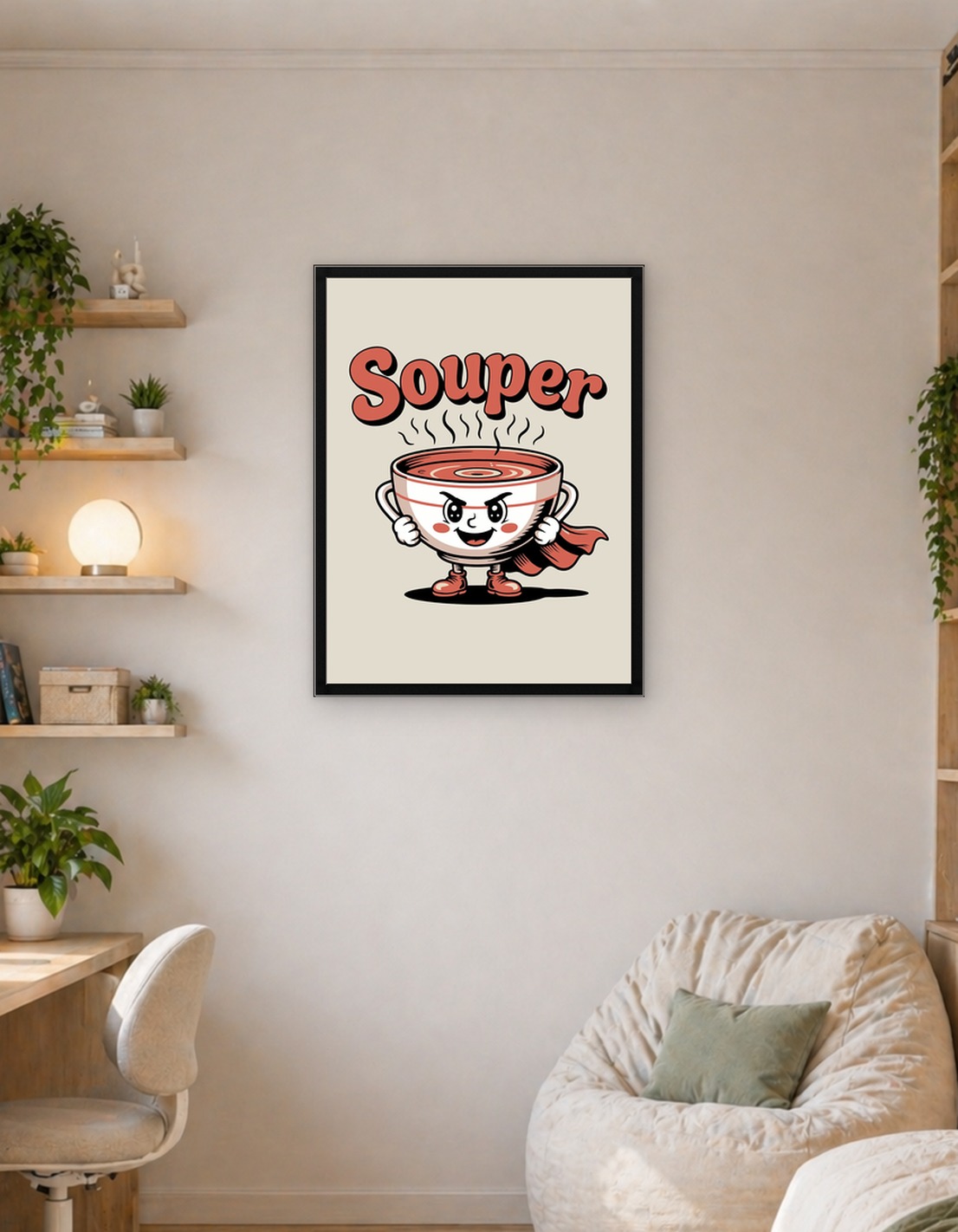 Souper Soup Pun Food Hero