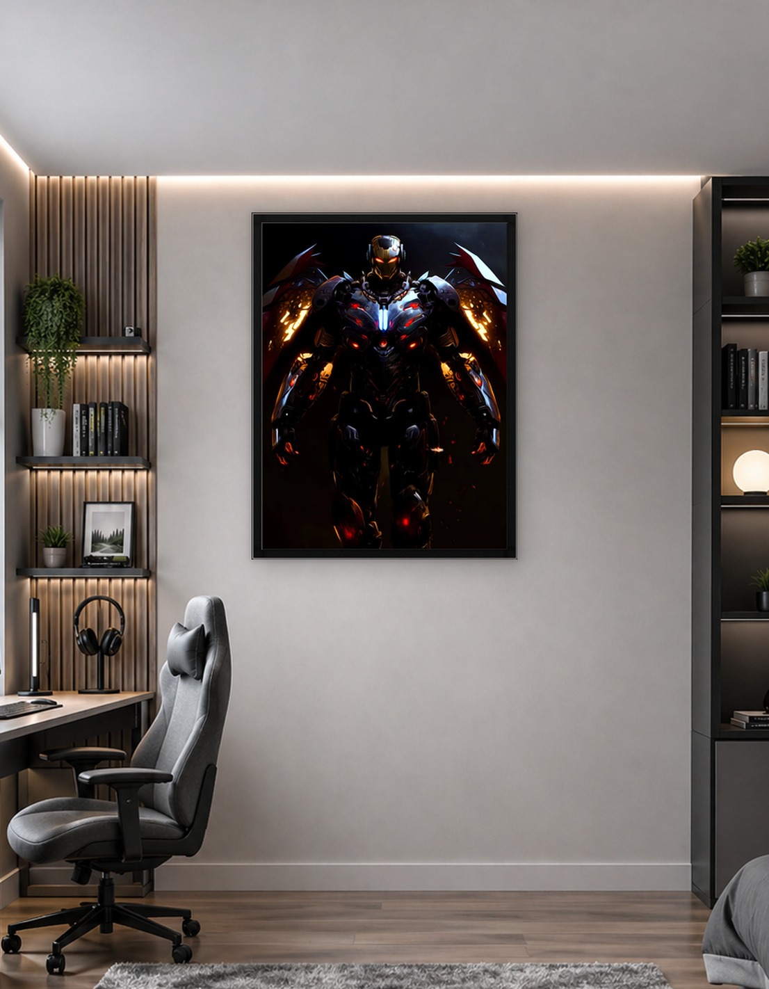 Super hero with armor