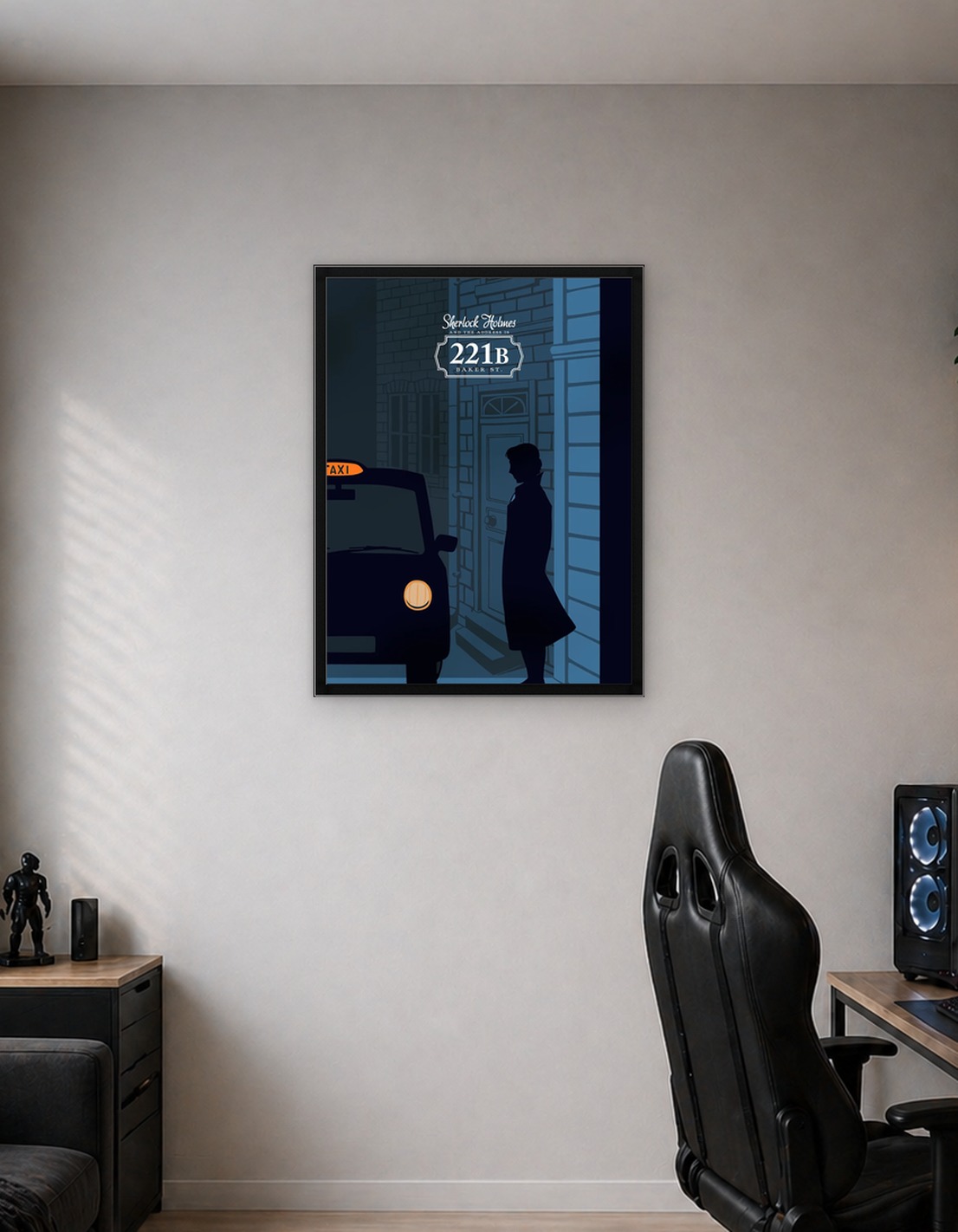 Taxi in 221b Baker Street