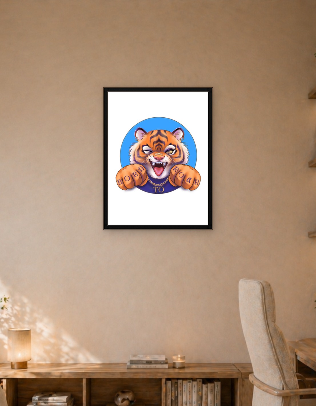 Tiger with paws