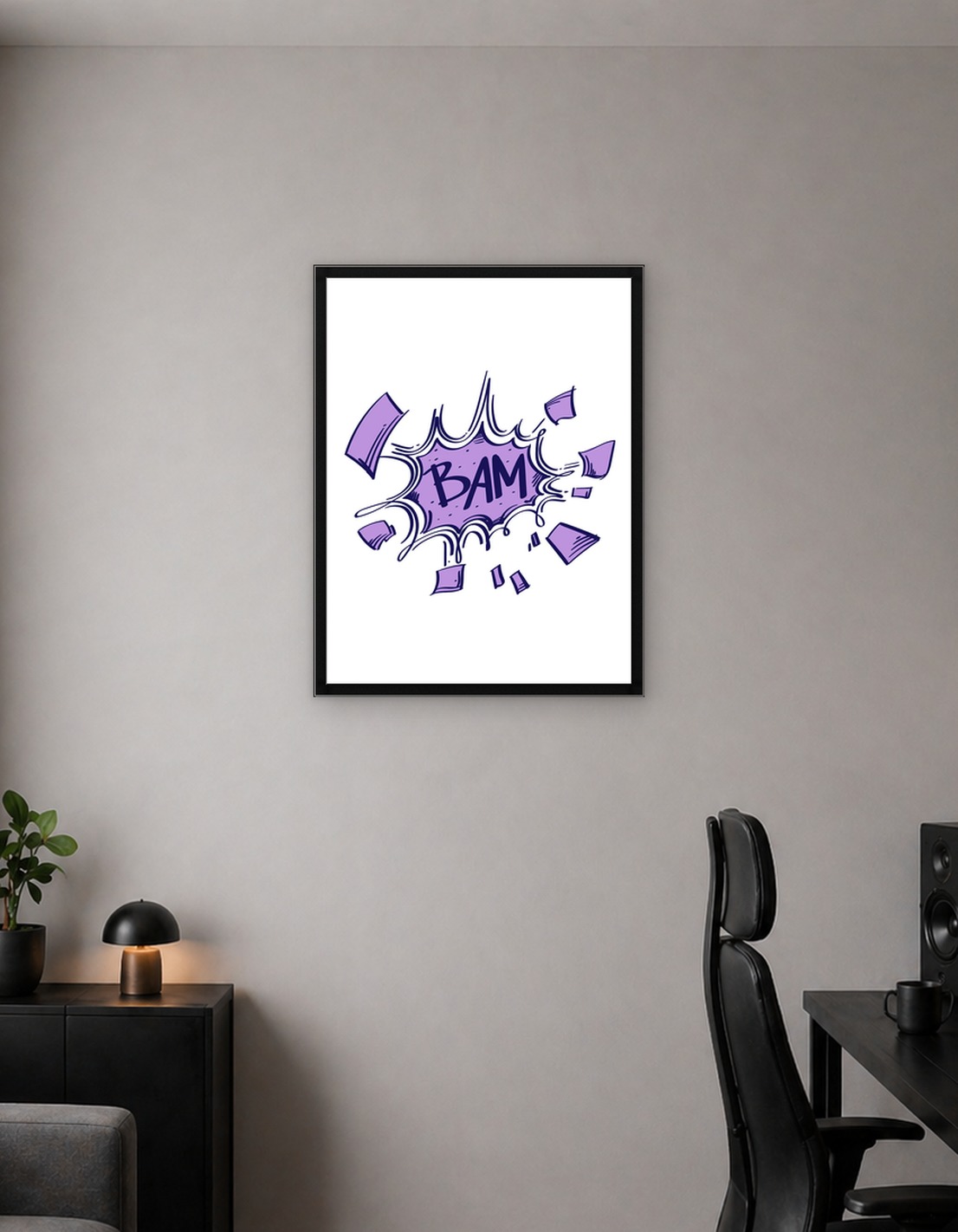 Purple BAM Sound Effect