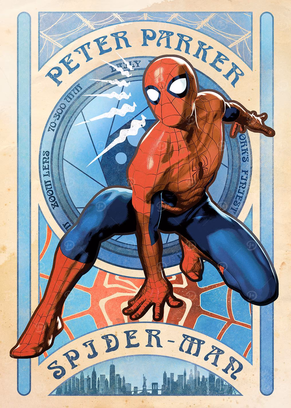 Spider-Man Art Nouveau