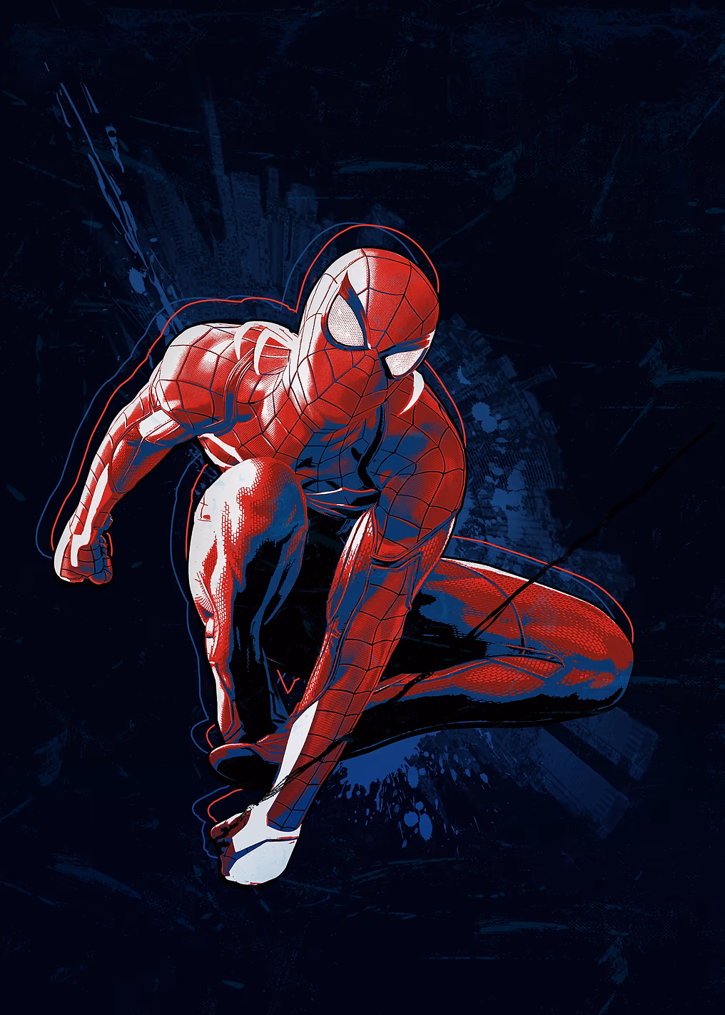 Spider-Man as the Web-Slinger