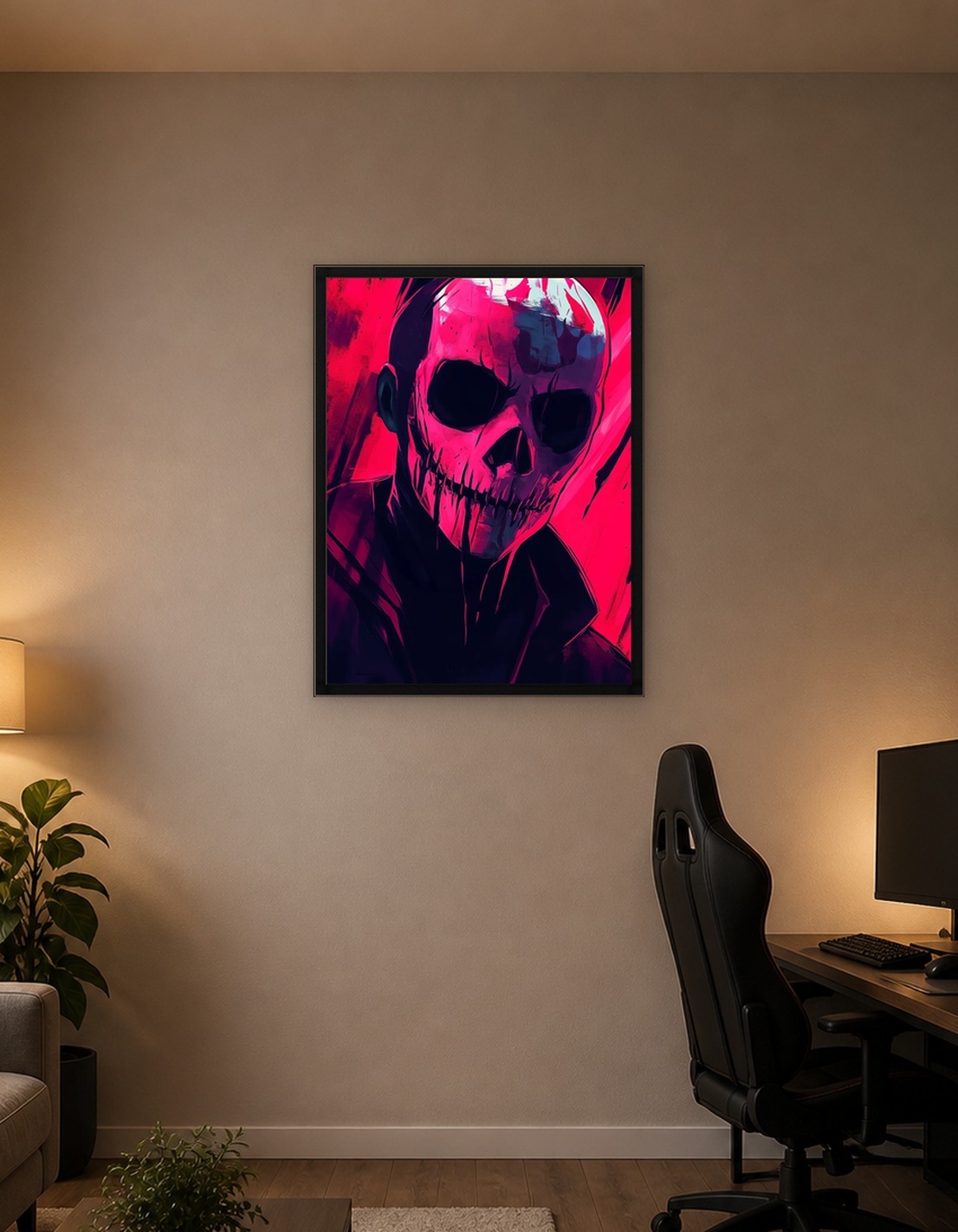 Skull Mask Portrait