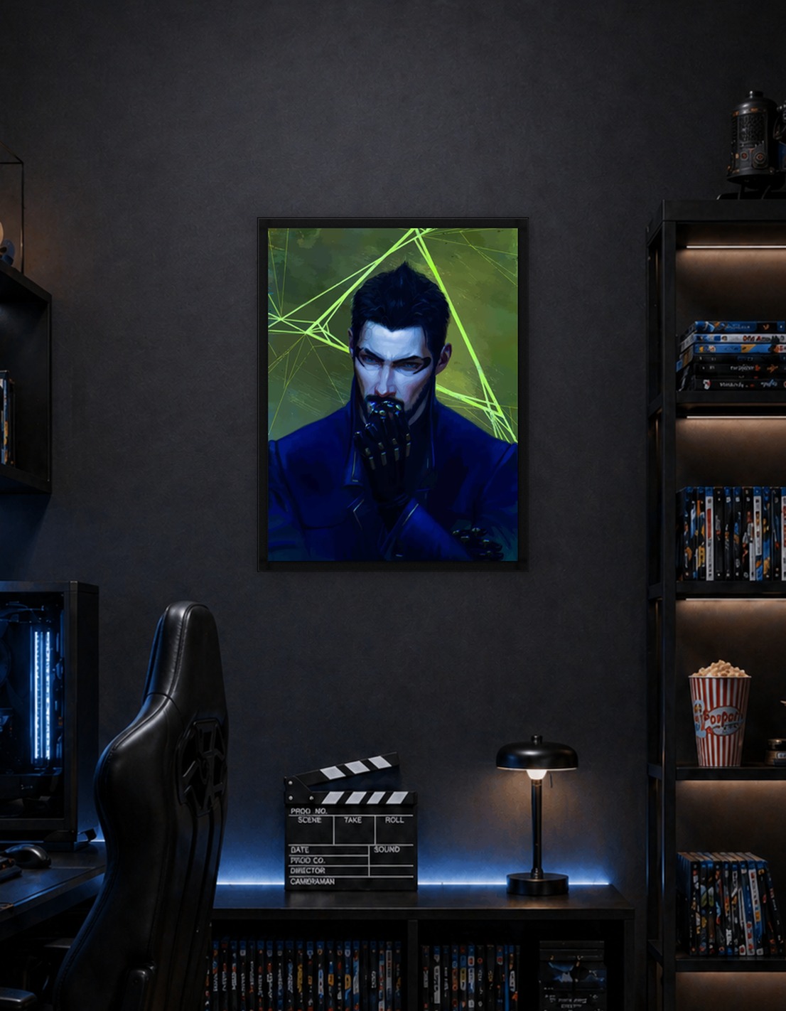 Adam Jensen Cyberpunk Portrait
