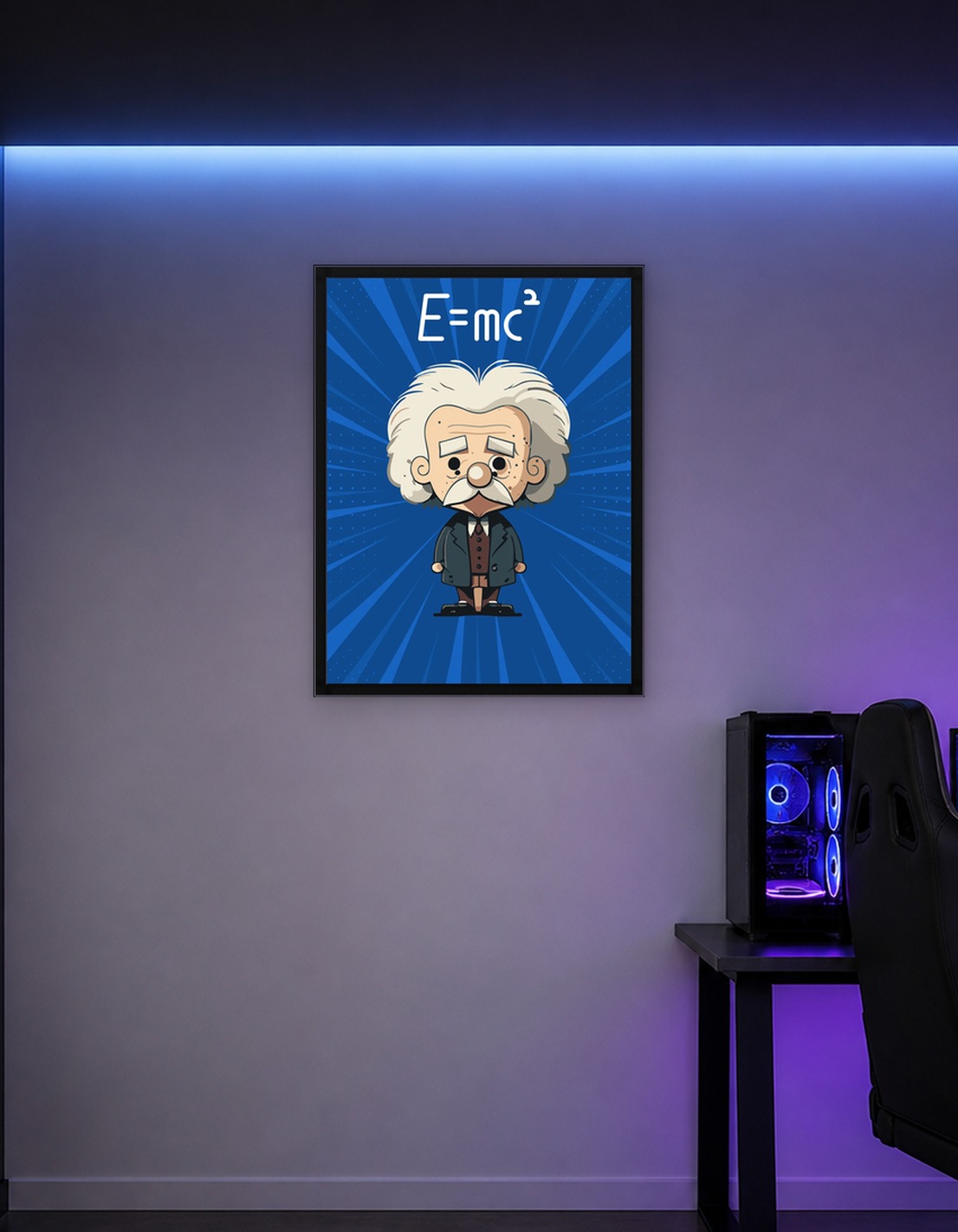 albert einstein chibi