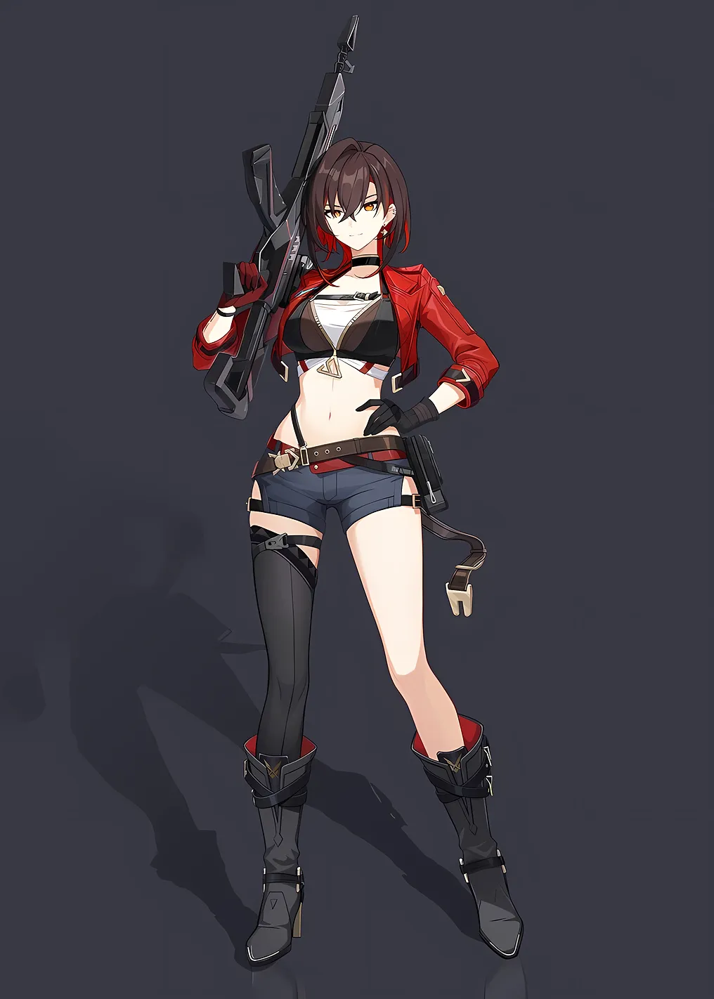 Anime Girl with Rifle