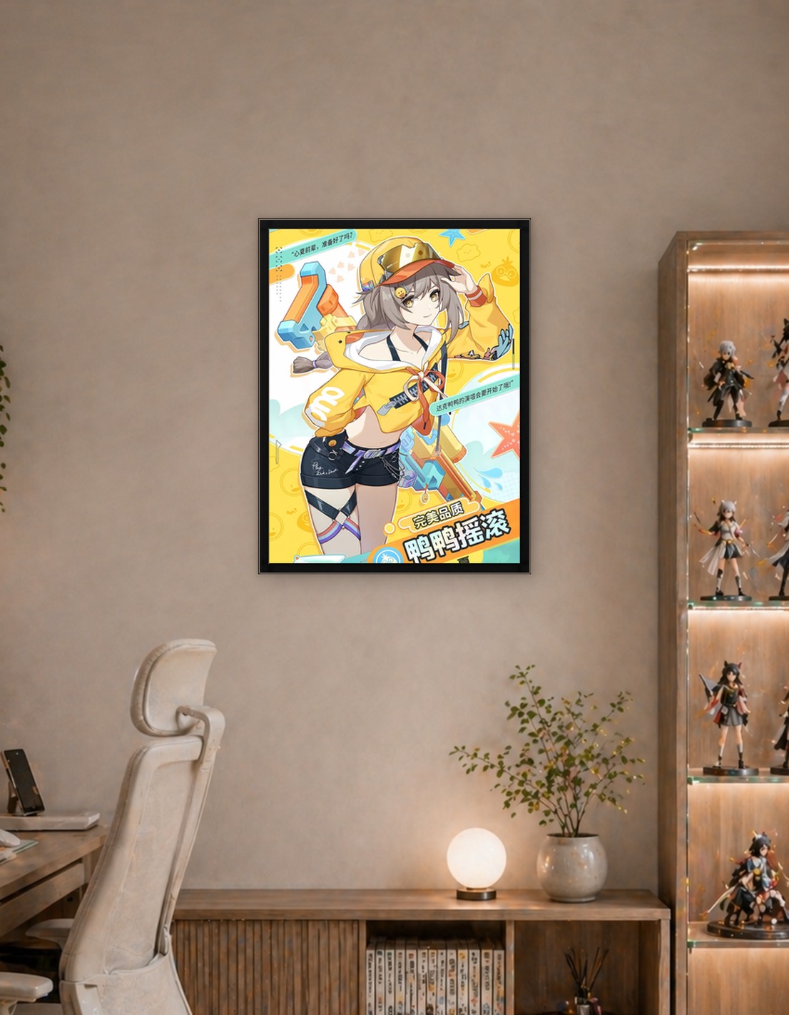 Anime Girl with Water Guns