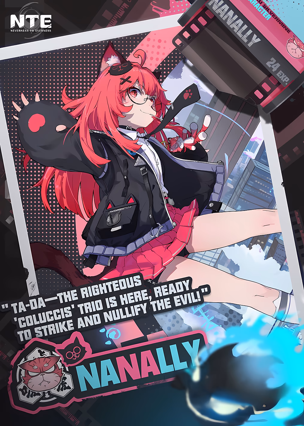 Anime Character Nanally with Quote