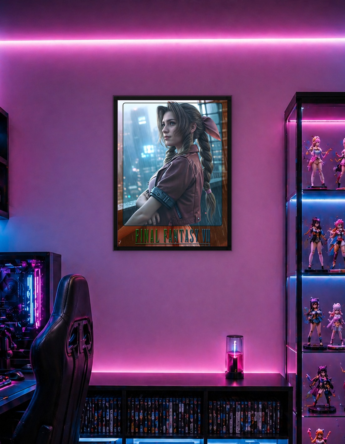 Aerith Gainsborough in Rainy City