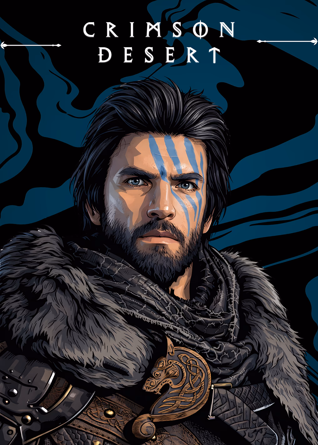 Crimson Desert Warrior Portrait