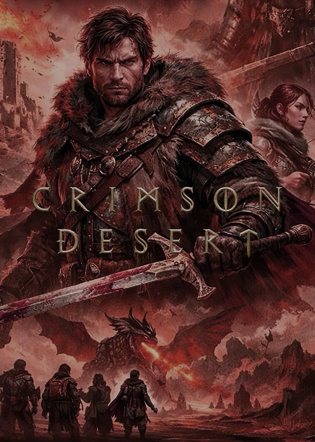Crimson Desert Fantasy Art - 9968606