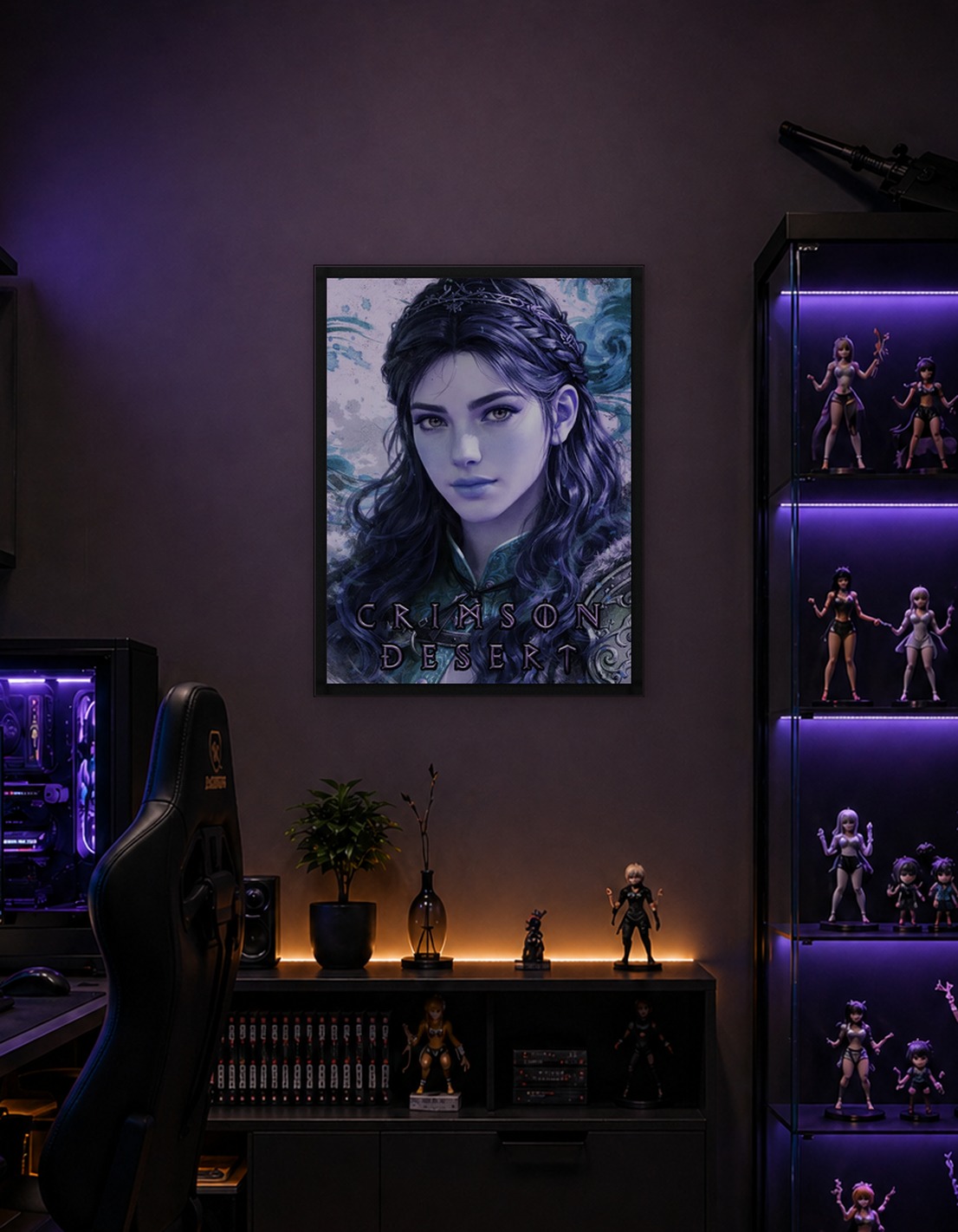 Crimson Desert Fantasy Portrait