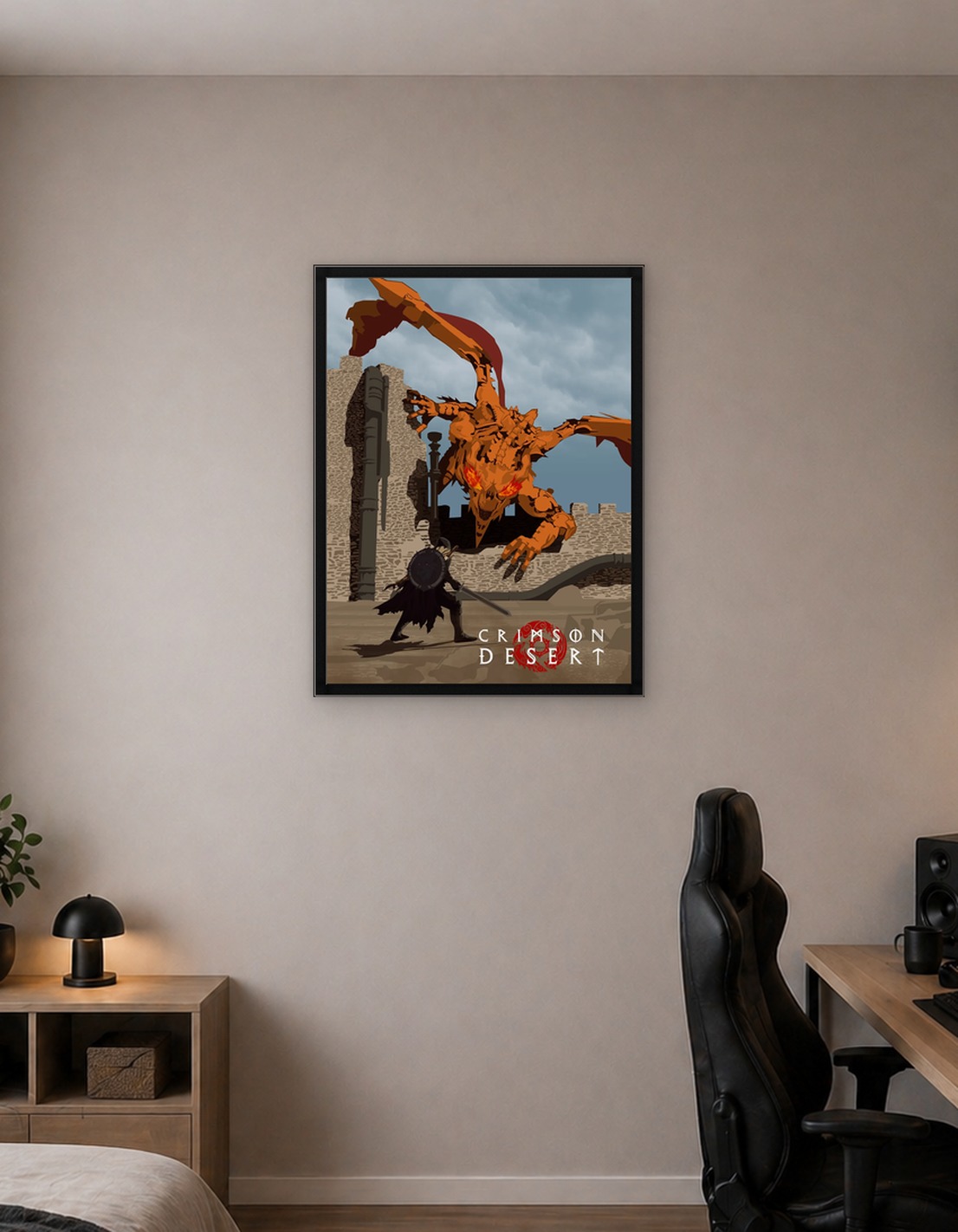 Crimson Desert dragon boss