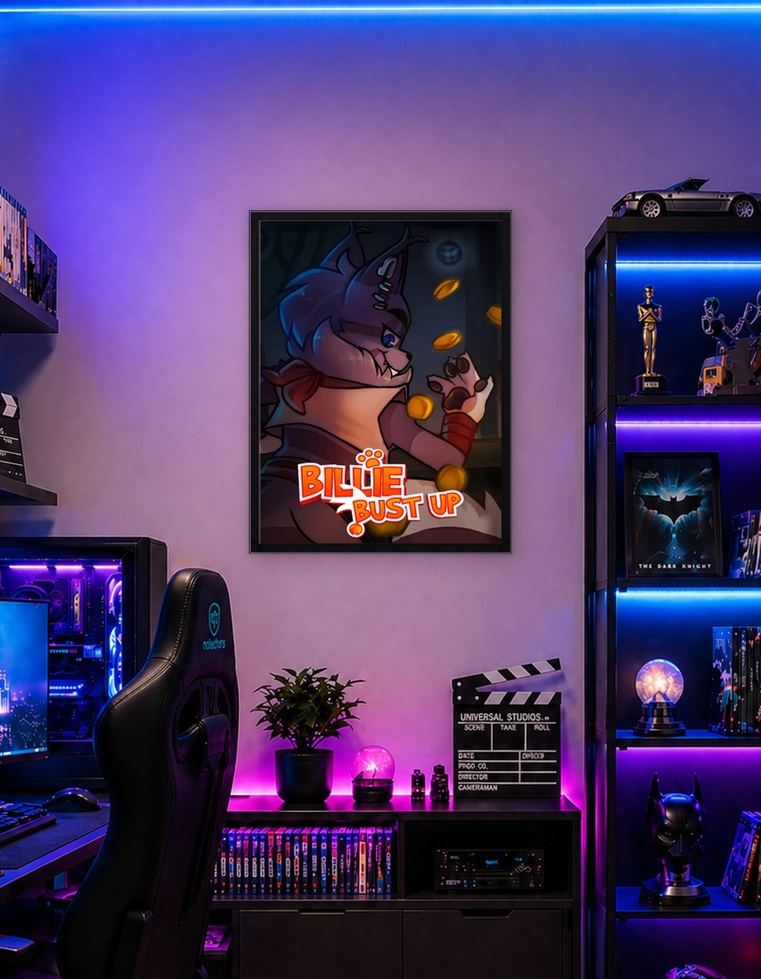 Billie Bust Up Game Art