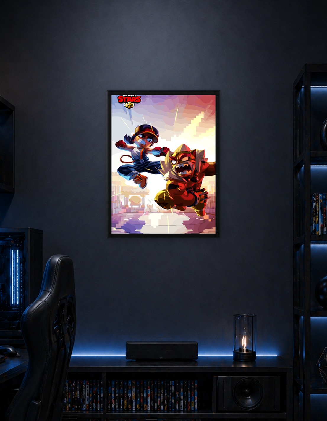 Бравл Старс Динамичная поза Ниты и Леона