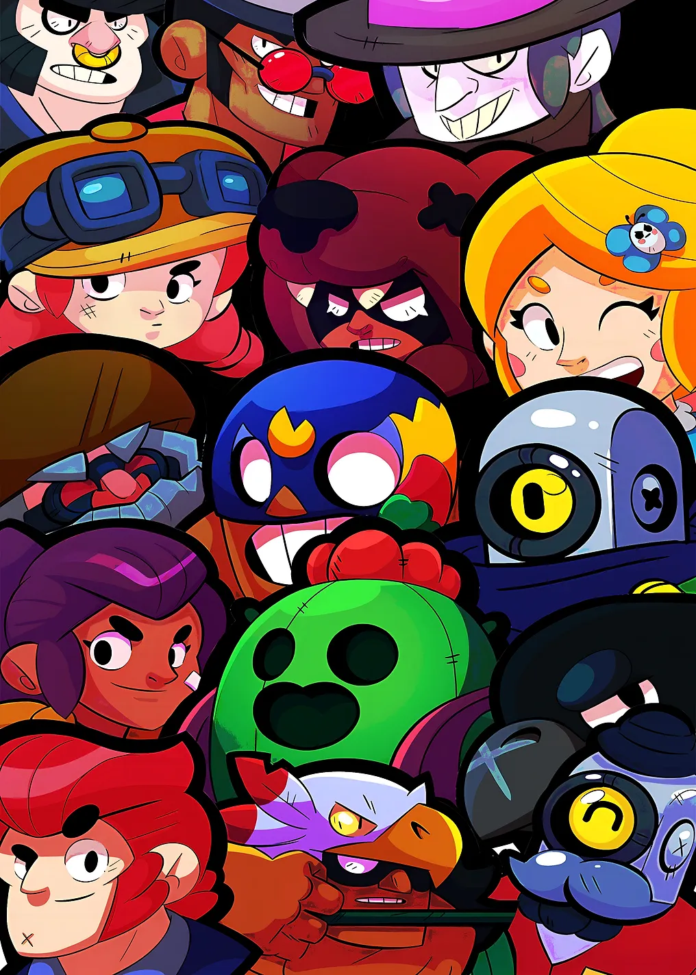 Brawl Stars Character Montage