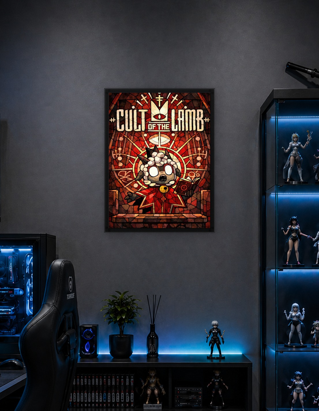 Cult of the Lamb Stained Glass Poster - 9663131