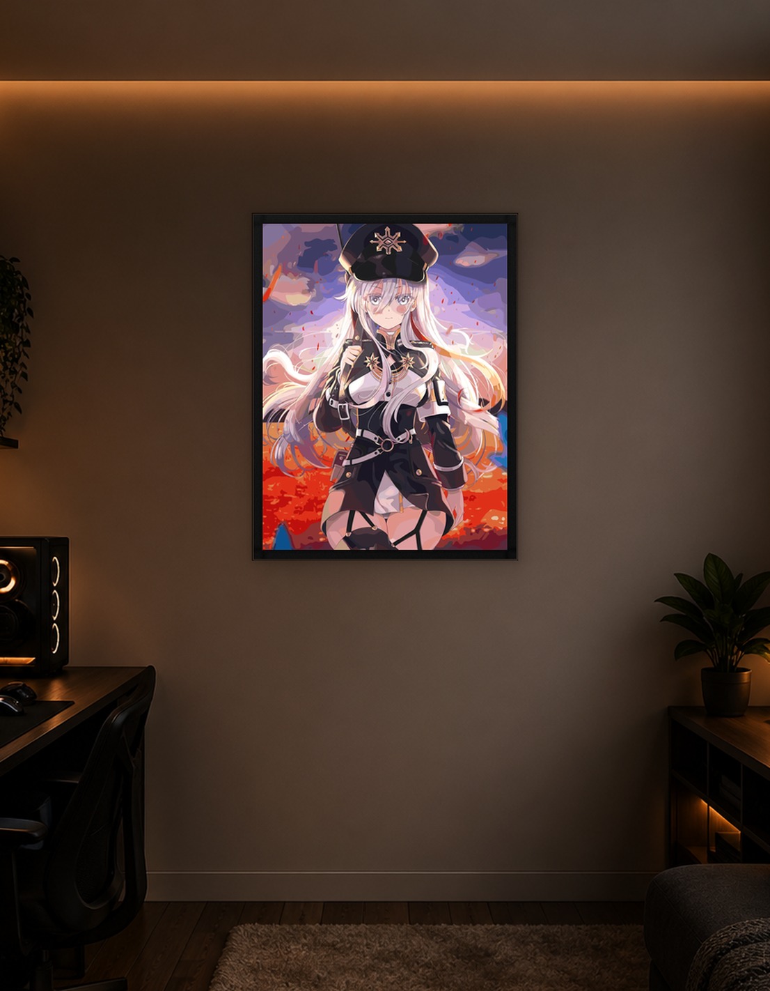 Anime Girl in Military Uniform - 9674459