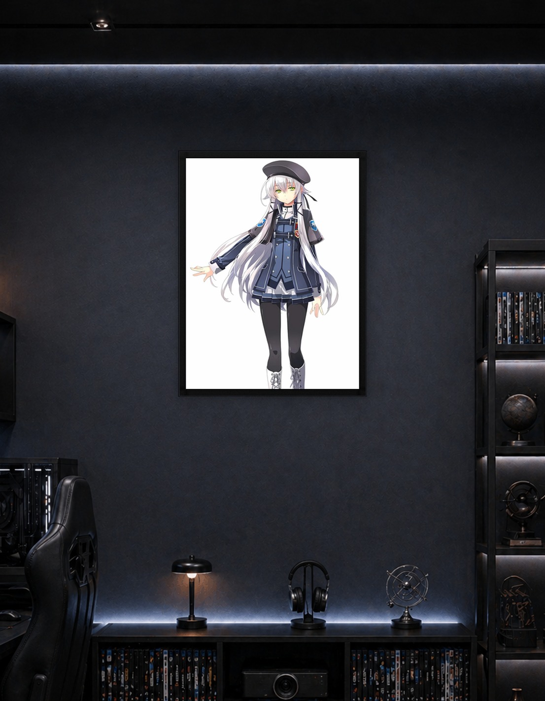 Anime Girl in Military Uniform - 9831820