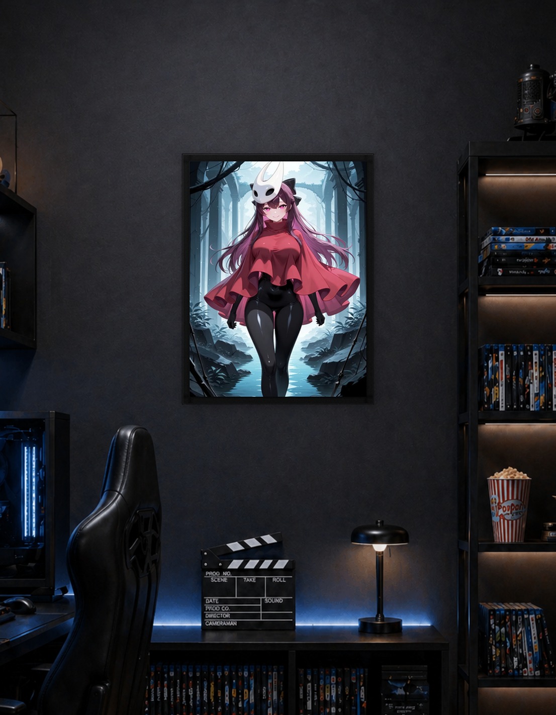 Anime Girl in Hornet Mask