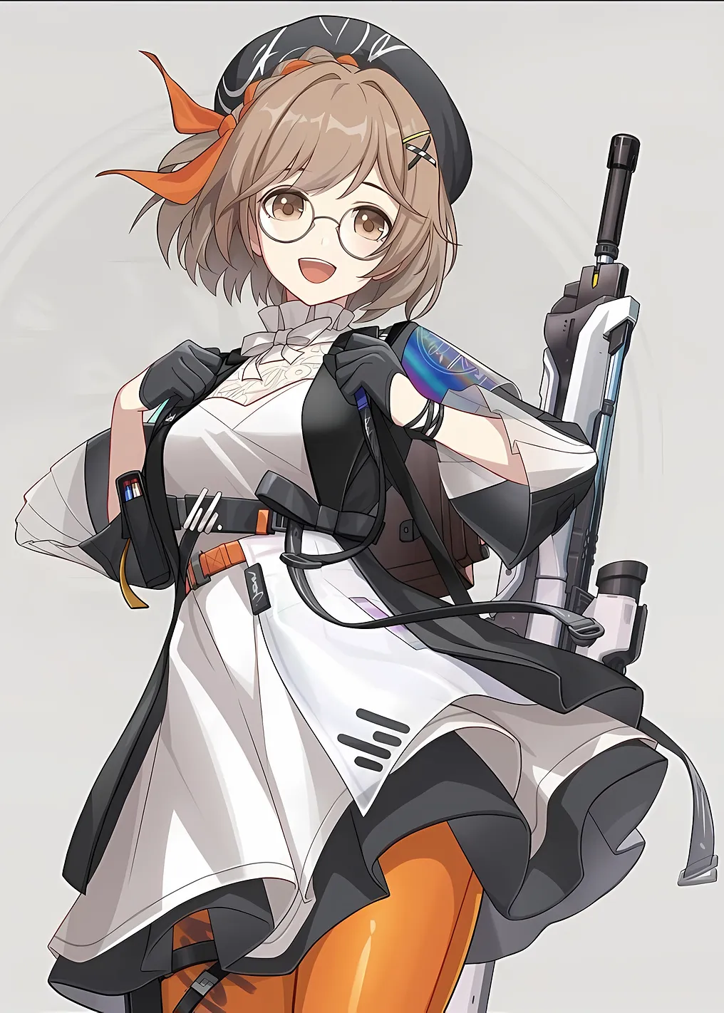 Anime Girl with Sniper Rifle - 10089473