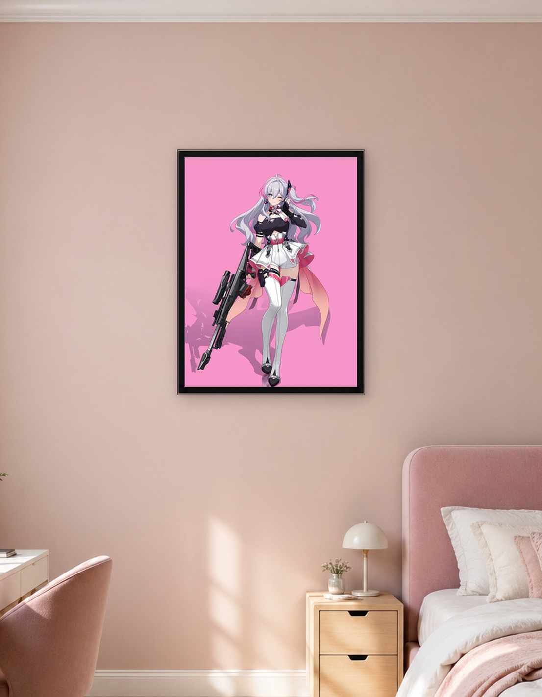 Anime Girl with Sniper Rifle - 10089552
