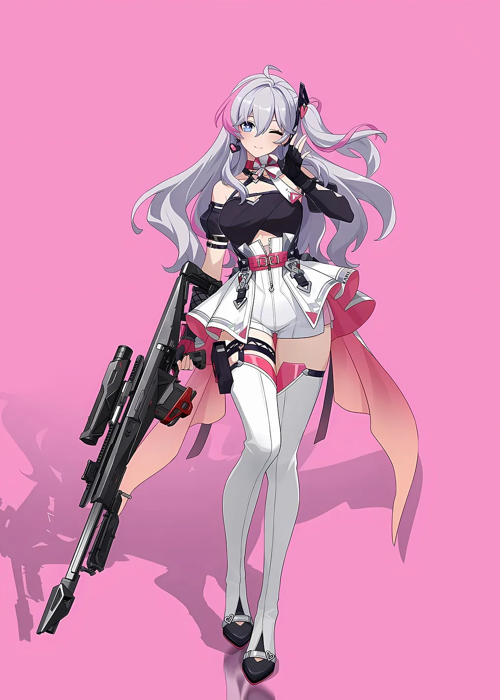 Anime Girl with Sniper Rifle - 10089552