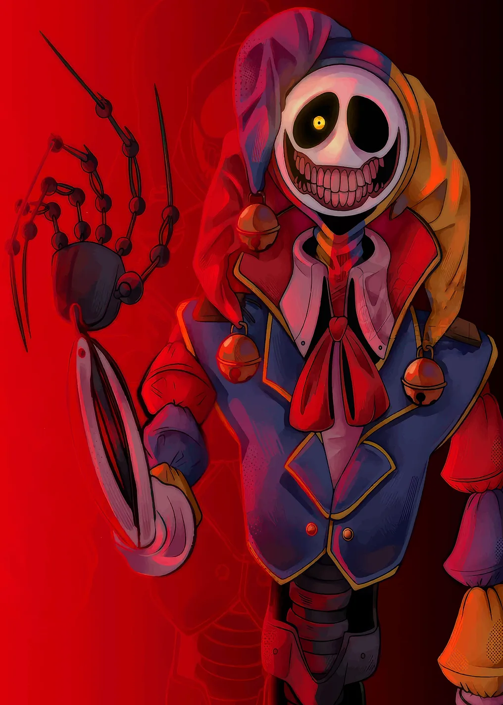 Creepy Jester Character - 9953675