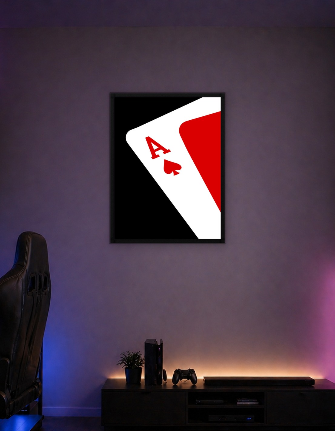 Ace of Spades Playing Card