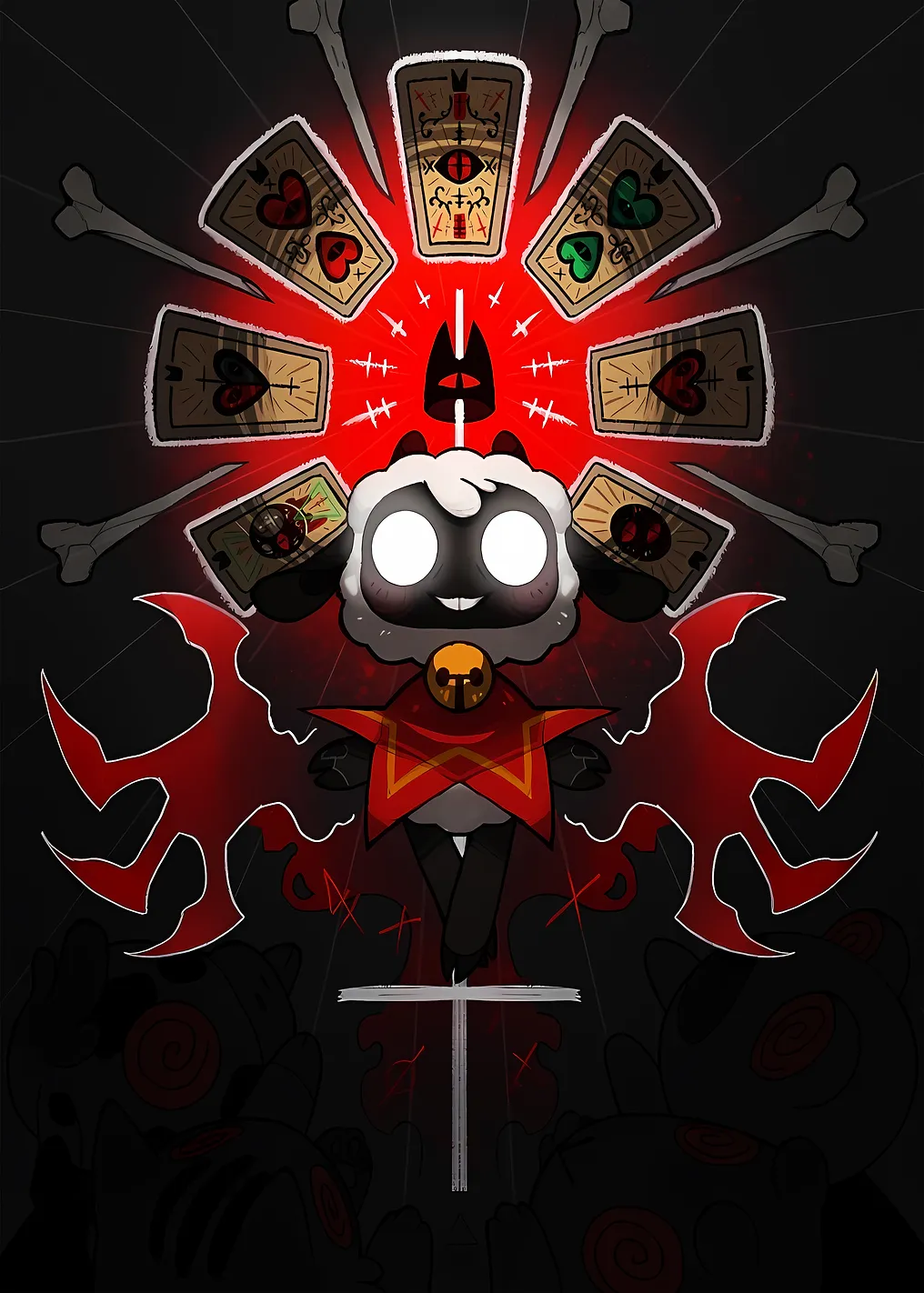 Cult of the Lamb character art