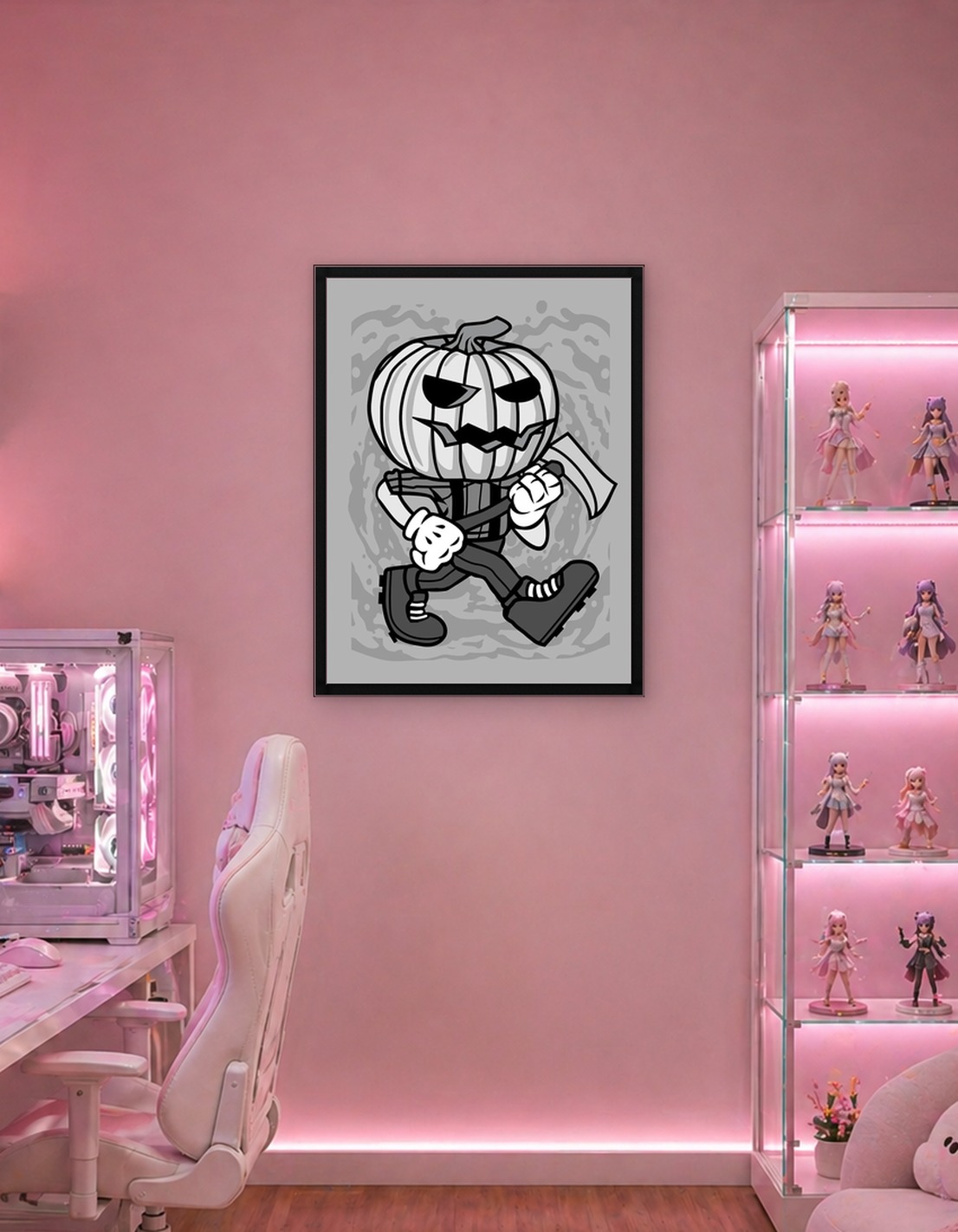 halloween lumberjack carto