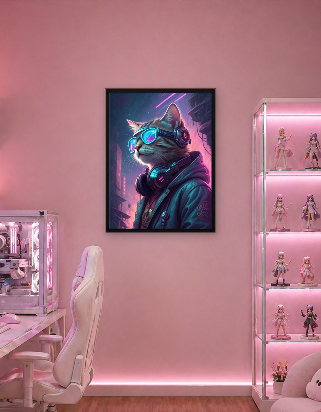 Cyberpunk Cat DJ - 9678867