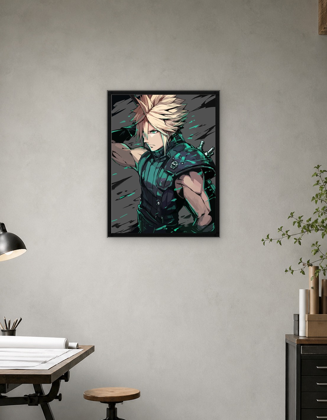 Cloud Strife Anime Art