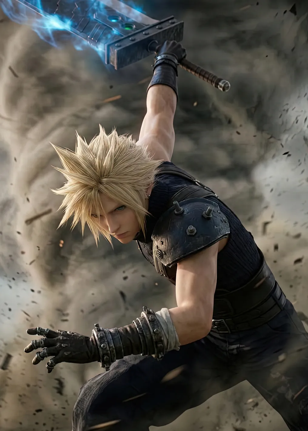 Cloud Strife with Buster Sword - 10066951