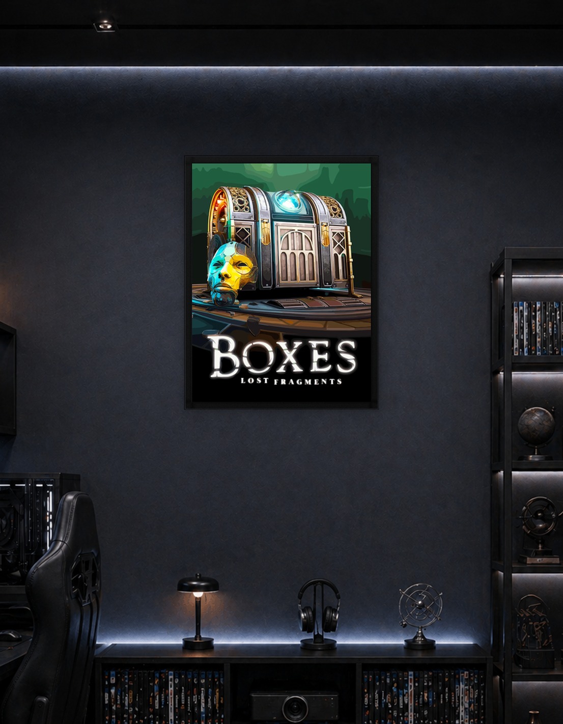 Boxes Lost Fragments Game Art