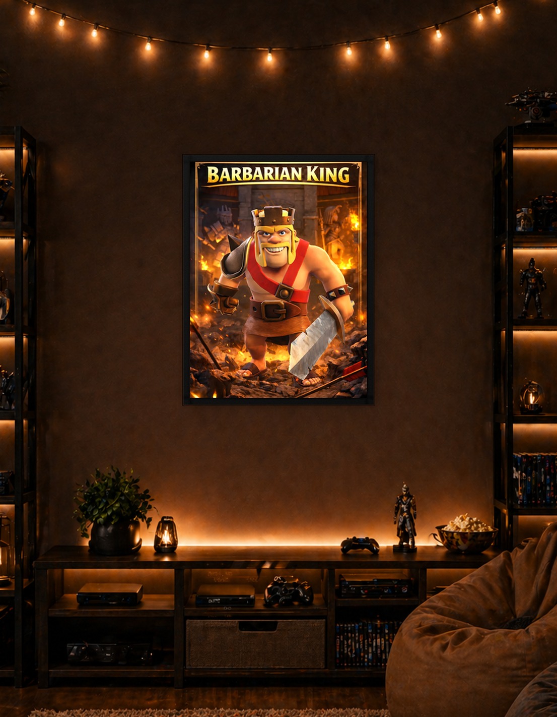 Barbarian King with Sword