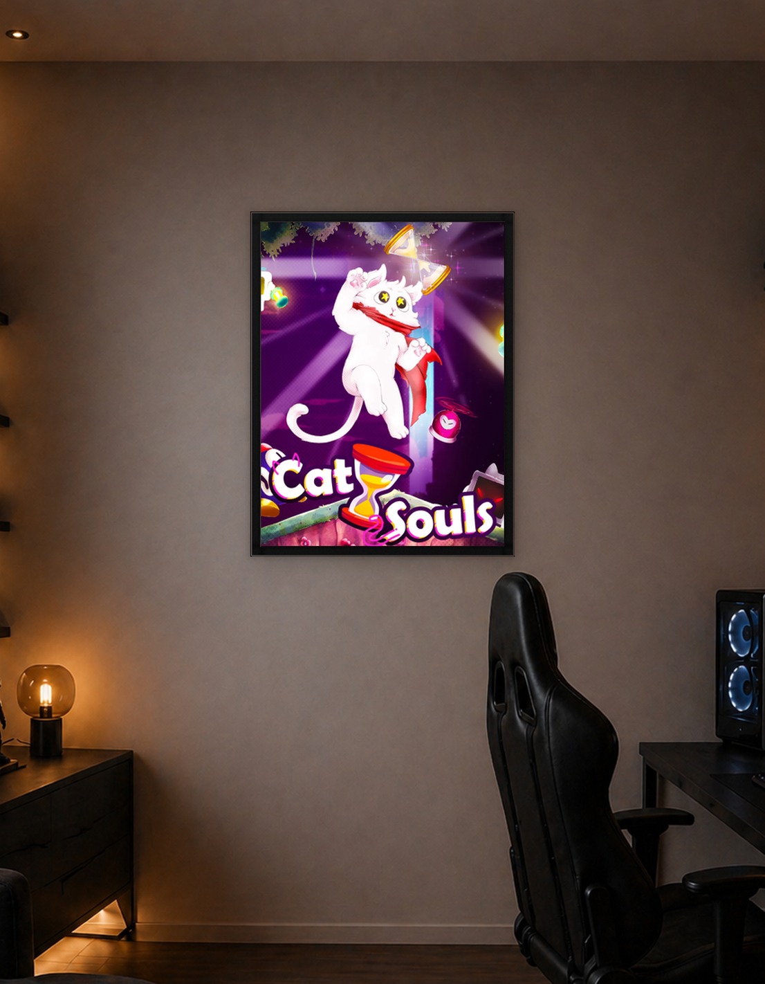 Cat Souls Game Art