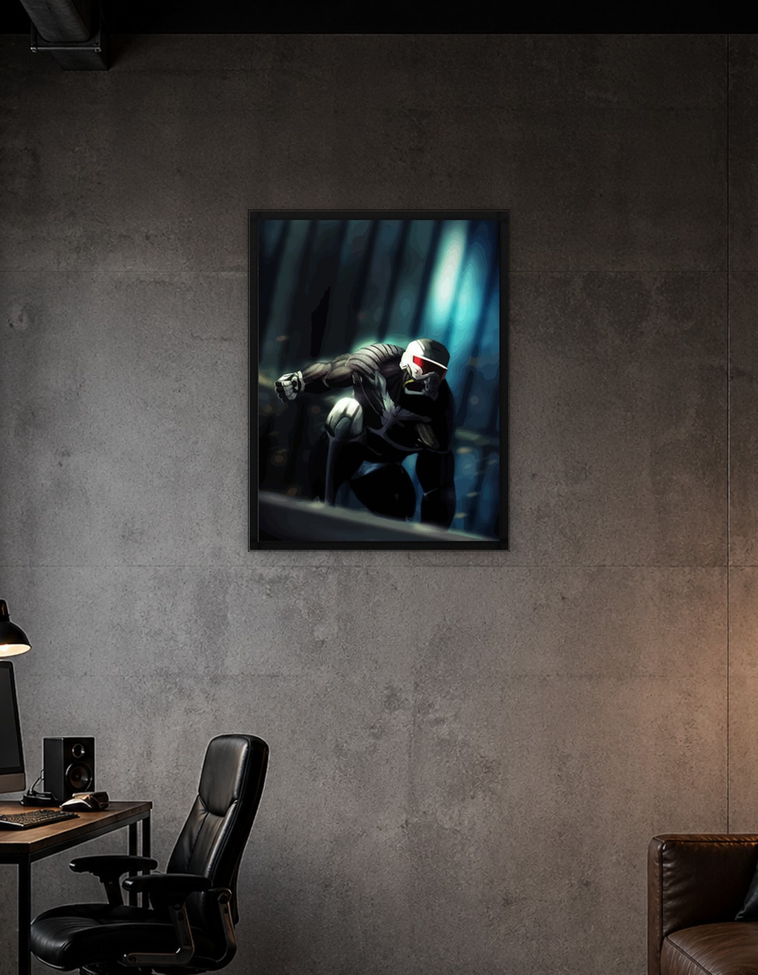 Crysis Nanosuit Soldier Crouching