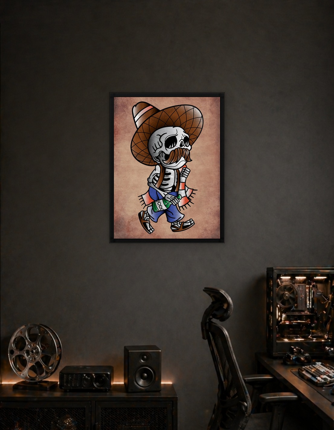 mexican drunk skull r