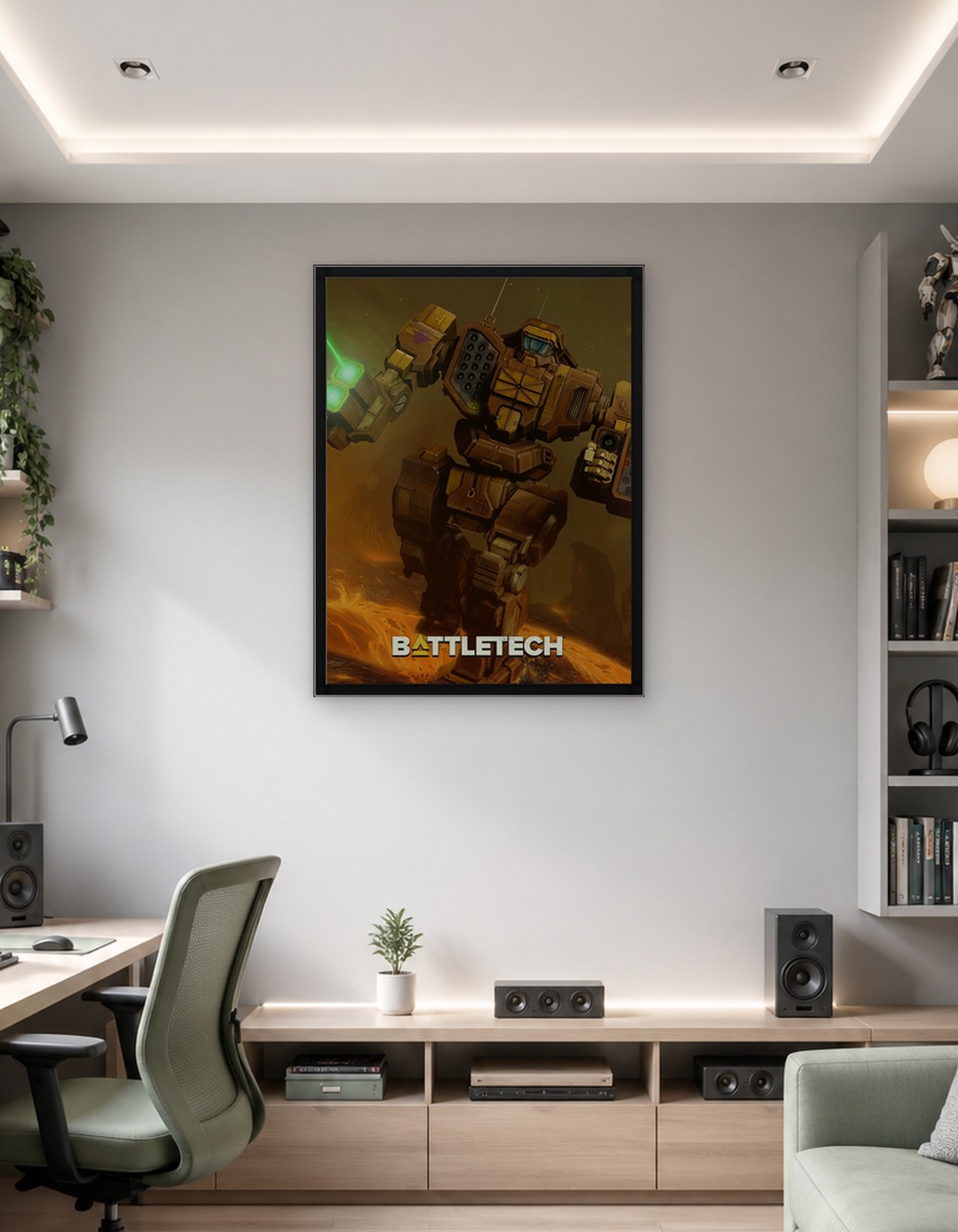 BattleTech Mech in Action