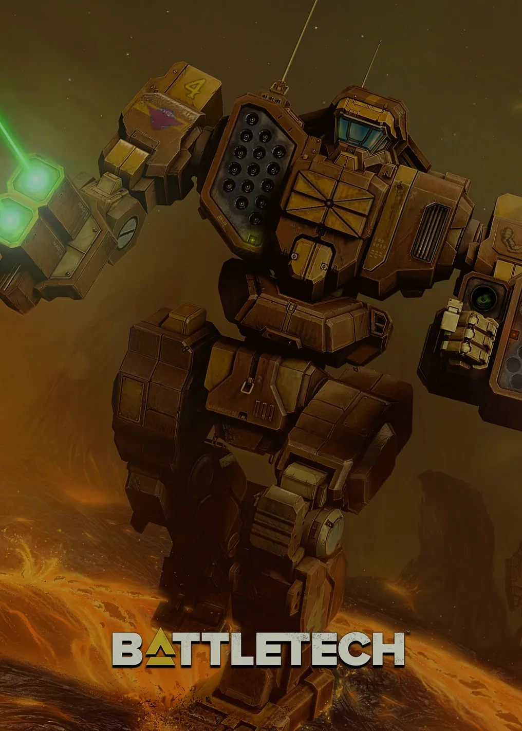 BattleTech Mech in Action