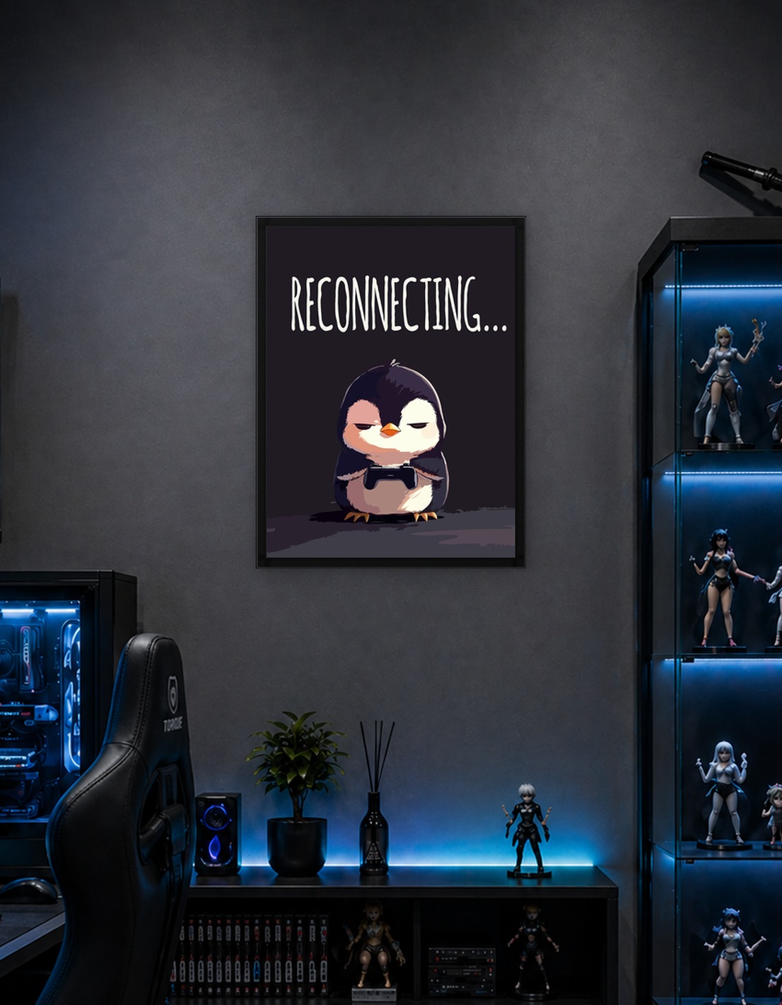 Cute Penguin Reconnecting Humor