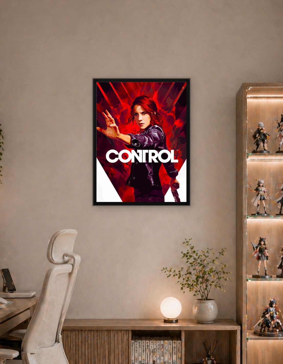 Control Video Game Cover Art