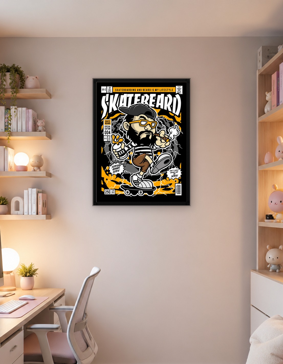 beard skater comic cover