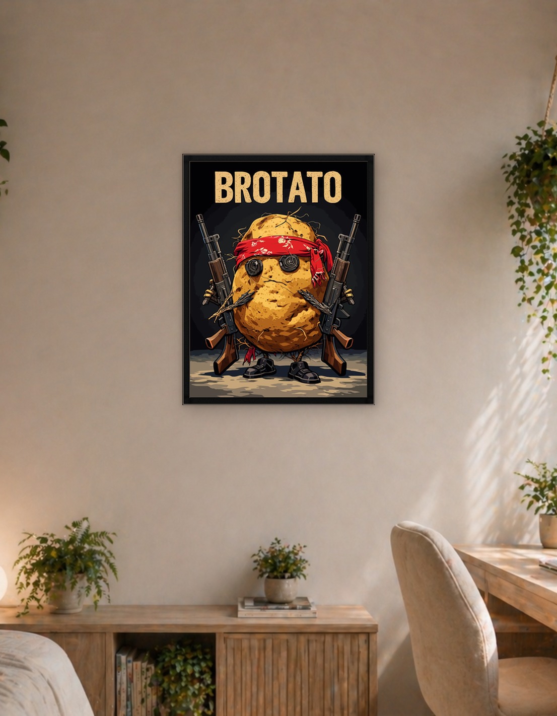 Brotato Character with Guns