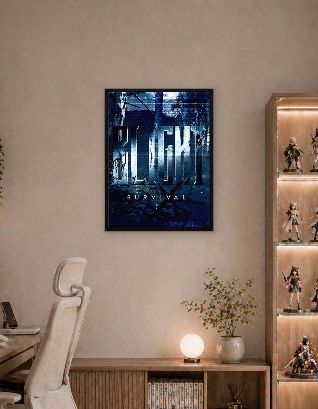 Blight Survival Horror Game Poster