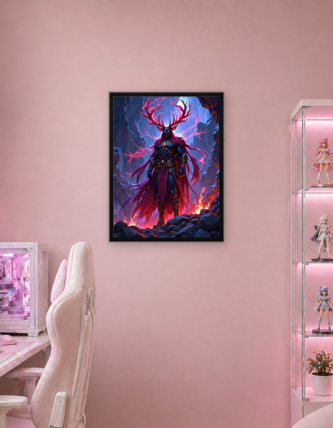 Dark Fantasy Antlered Warrior