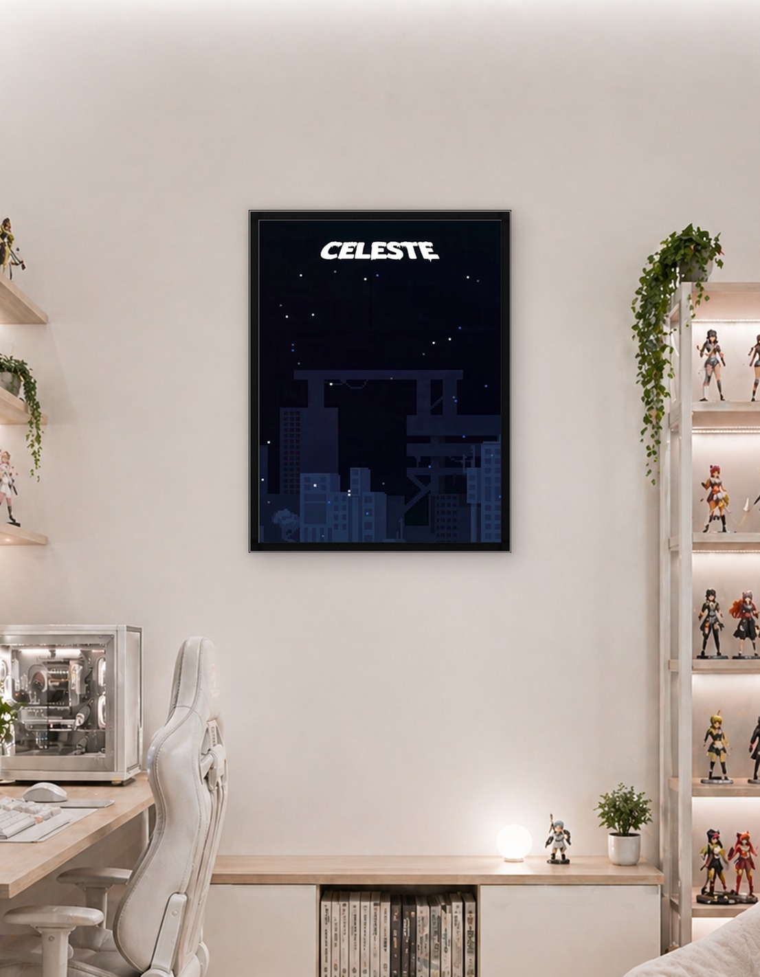 Celeste Game Title Art
